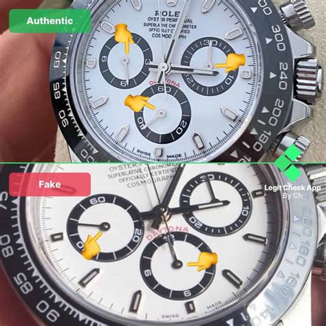 how to recognize a fake rolex daytona|rolex daytona identification.